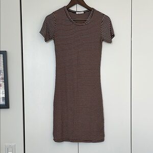 American Eagle Outfitters “Don’t Ask Why” Striped Ribbed Dress